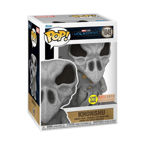 POP! Marvel Studios #1049: Moon Knight - Khonshu (Glows in the Dark) (Box Lunch Exclusive) (Funko POP!) Figure and Box w/ Protector