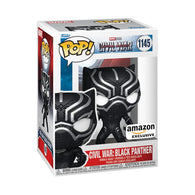 POP! Marvel Studios #1145: Captain America Civil War - Black Panther (Amazon Exclusive) (Funko POP!) Figure and Box w/ Protector