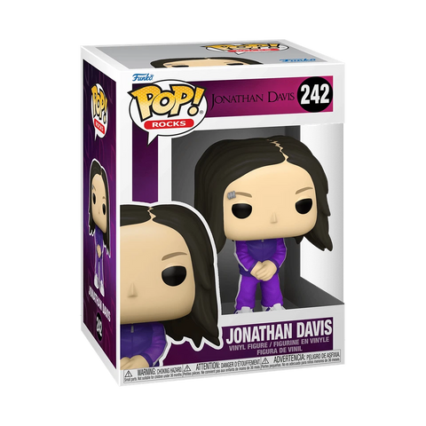 POP! Rocks #242: Korn - Jonathan Davis (Funko POP!) Figure and Box w/ Protector (Box Damage)