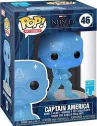 POP! Art Series #46: Marvel Studios - The Infinity Saga - Captain America (Funko POP!) Figure and Box w/ Protector
