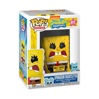POP! Animation #917: Spongebob Squarepants - Spongebob Weightlifter (Nickelodeon) (Hot Topic Exclusive) (Funko POP!) Figure and Box w/ Protector