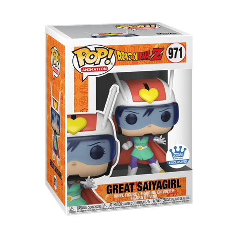 POP! Animation #971: Dragon Ball Z - Great Saiyagirl (Funko.com Exclusive) (Funko POP!) Figure and Box w/ Protector