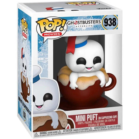POP! Movies #938: Ghostbusters Afterlife - Mini Puft in Cappucchino Cup (Funko POP!) Figure and Box w/ Protector