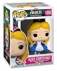 POP! Disney #1058: Alive in Wonderland - Alice (Curtsying) (Funko POP!) Figure and Box w/ Protector