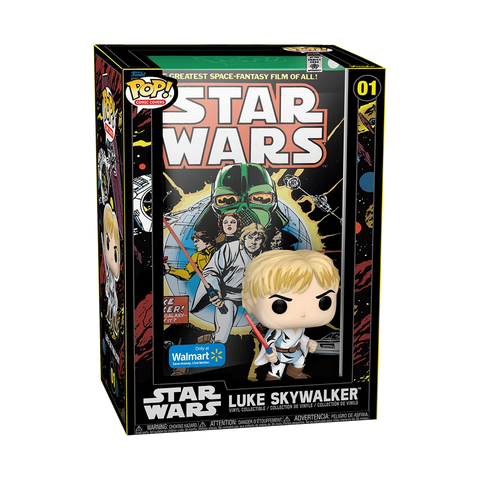 POP! Comic Covers #01: Star Wars - Luke Skywalker (Wal-Mart Exclusive) (Funko POP!) Figure and Box