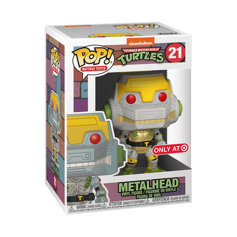 POP! Retro Toys #21: Teenage Mutant Ninja Turtles - Metalhead (Nickelodeon) (Target Exclusive) (Funko POP!) Figure and Box w/ Protector