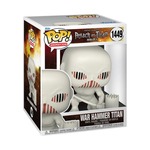 POP! Animation #1449: Attack on Titan [Final Season] War Hammer Titan (Glows in the Dark) (Funko.com Exclusive) (Funko POP!) Figure and Box