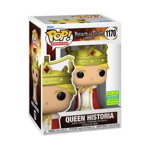 POP! Animation #1170: Attack on Titan - Queen Historia (2022 Summer Convention Limited Edition) (Funko POP!) Figure and Box w/ Protector