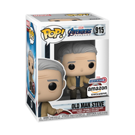 POP! Marvel #915: Avengers Endgame - Old Man Steve (Year of The Shield) (Amazon Exclusive) (Funko POP!) Figure and Box w/ Protector