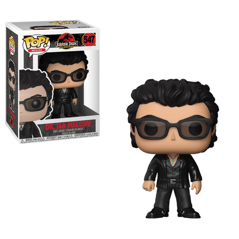 POP! Movies #547: Jurassic Park 25th Anniversary - Sr. Ian Malcom (Funko POP!) Figure and Box w/ Protector