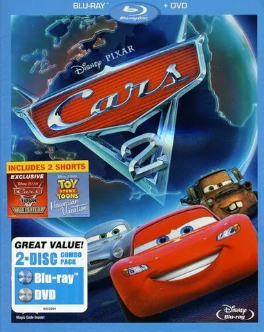Cars 2 (Blu-ray + DVD) Pre-Owned