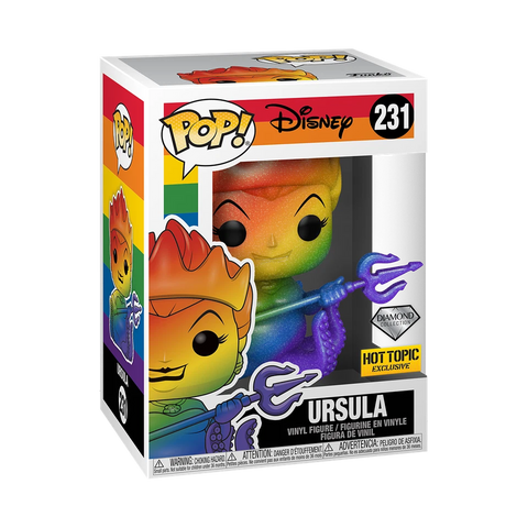 POP! Disney #231: The Little Mermaid - Ursula [Diamond Collection] [Hot Topic Exclusive] (Funko POP!) Figure and Box w/ Protector