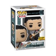 POP! Rocks #212: Fall Out Boy - Pete Wentz (Hot Topic Exclusive) (Funko POP!) Figure and Box w/ Protector (Box Damage)