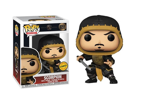 POP! Movies #1058: Mortal Kombat - Scorpion (Limited Edition Chase) (Funko POP!) Figure and Box w/ Protector