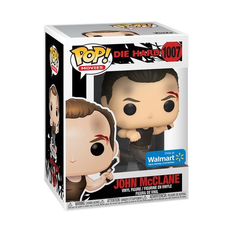 POP! Movies #1007: Die Hard - John McClane (Wal-Mart Exclusive) (Funko POP!) Figure and Box w/ Protector