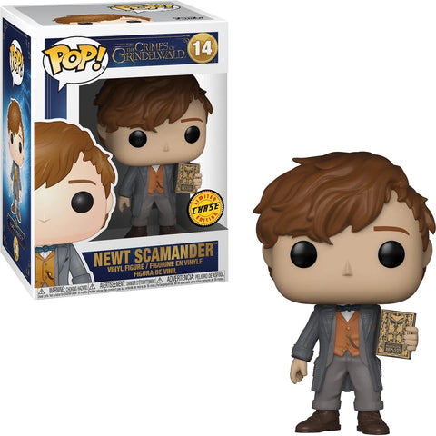 POP! Fantastic Beasts The Crimes of Grindelwald #14: Newt Scamander [Limited Edition Chase] (Wizarding World) (Funko POP!) Figure and Box w/ Protector