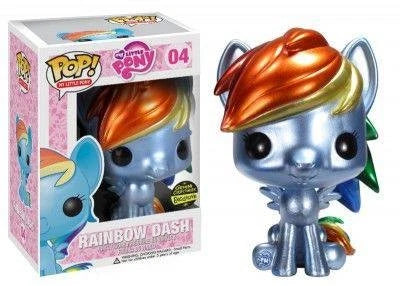 POP! My Little Pony #04: Rainbow Dash [Gemini Collectibles Exclusive] (Funko POP!) Figure and Box w/ Protector (Damage)