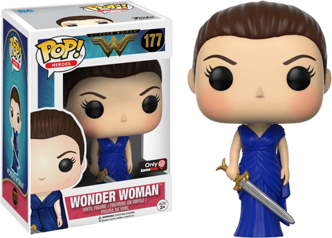POP! Heroes #177: Wonder Woman (GameStop Exclusive) (Funko POP!) Figure and Box w/ Protector