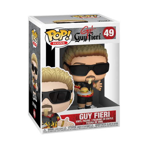 POP! Icon #49: Guy Fieri (Funko POP!) Figure and Box w/ Protector