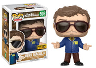 POP! Television #500: Parks and Recreation - Bert Macklin (Hot Topic Exclusive) (Funko POP!) Figure and Box w/ Protector