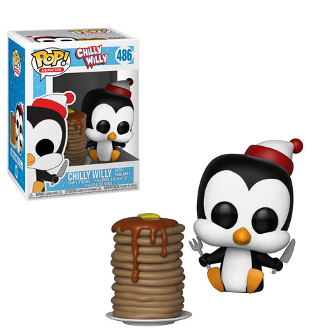 POP! Animation #486: Chilly Willy with Pancakes (Funko POP!) Figure and Box w/ Protector