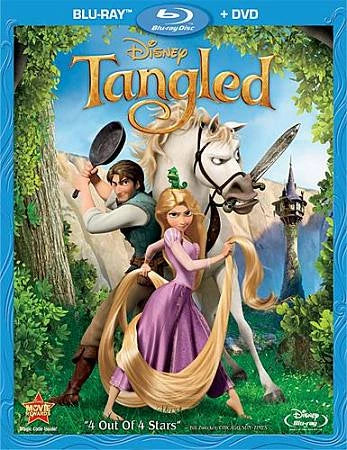 Tangled (Disney) (Blu-ray + DVD) Pre-Owned