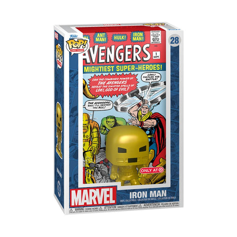 POP! Comic Covers #28: Marvel Iron Man [Target Exclusive] (Funko POP!) Figure and Hard Case in Box