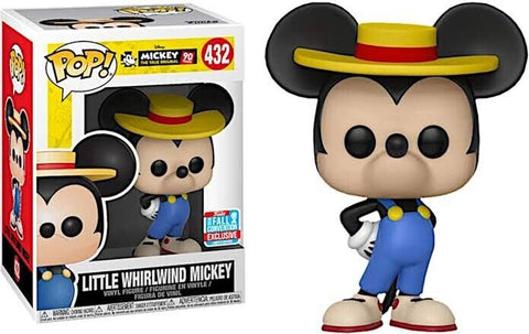 Disney #432: Mickey The True Original (90 Years) Little Whirlwind Mickey (2018 Fall Convention Limited Edition Exclusive) (Funko POP!) Figure and Box w/ Protector