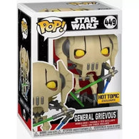 POP! Star Wars #449: General Grievous [Hot Topic Exclusive] (Funko POP!) Figure and Box w/ Protector