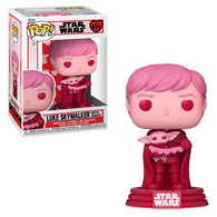 POP! Star Wars #494: Luke Skywalker with Grogu (Funko POP! Bobble-Head) Figure and Box w/ Protector