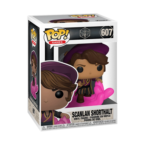 POP! Games #607: Critical Role - Scanlan Shorthalt (Funko POP!) Figure and Box w/ Protector