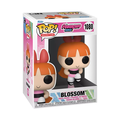 POP! Animation #1080: Powerpuff Girls - Blossom (Funko POP!) Figure and Box w/ Protector