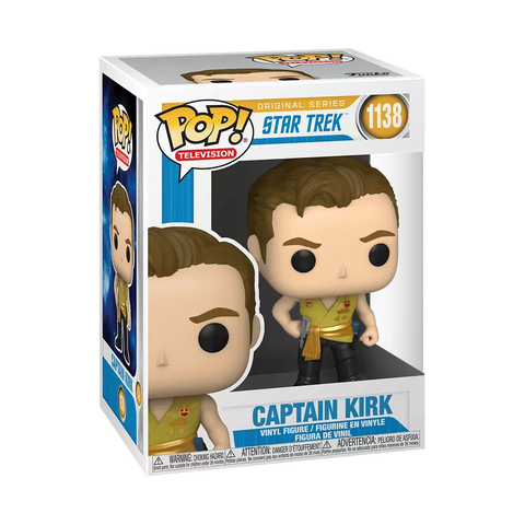 POP! Television #1138: Star Trek - Captain Kirk (Original Series) (Funko POP!) Figure and Box w/ Protector