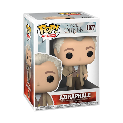 POP! Television #1077: Good Omens - Aziraphale (Funko POP!) Figure and Box w/ Protector