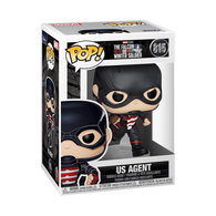 POP! Marvel #815: The Falcon and The Winter Soldier - US Agent (Funko POP!) Figure and Box w/ Protector