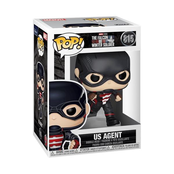 POP! Marvel #815: The Falcon and The Winter Soldier - US Agent (Funko POP!) Figure and Box w/ Protector