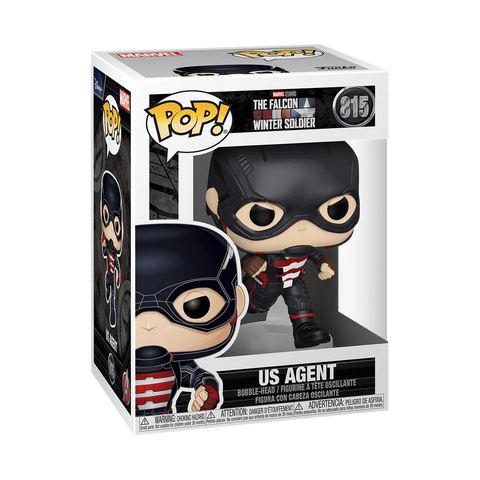 POP! Marvel #815: The Falcon and The Winter Soldier - US Agent (Funko POP!) Figure and Box w/ Protector