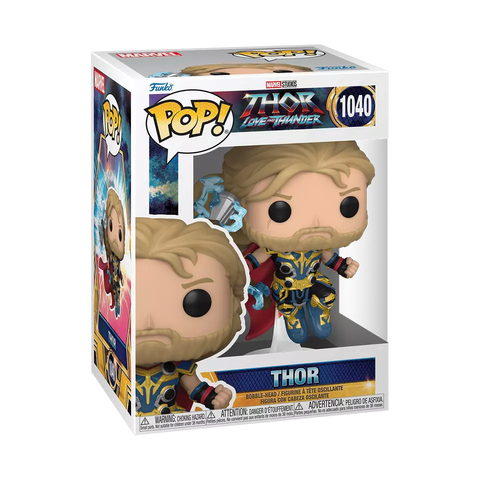 POP! Marvel Studios #1040: Thor Love and Thunder - Thor (Funko POP!) Figure and Box w/ Protector