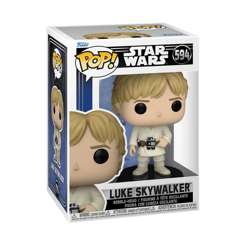 POP! Star Wars #594: Luke Skywalker [Episode IV: A New Hope] (Funko POP!) Figure and Box w/ Protector