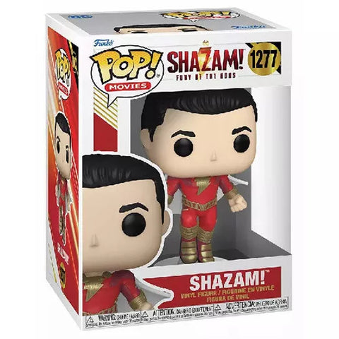 POP! Movies #1277: Shazam Fury of the Gods - Shazam (Funko POP!) Figure and Box w/ Protector