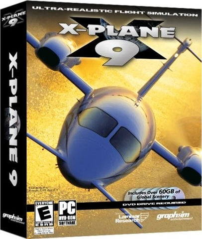 X-Plane 9 [Ultra-Realistic Flight Simulation] (PC Game) Pre-Owned