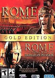 Rome: Total War Gold Edition w/ Barbarian Invasion (PC Game) Pre-Owned