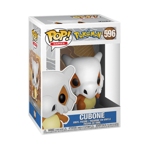 POP! Games #596: Pokemon - Cubone (Funko POP!) Figure Loose in Box w/ Protector (Missing Plastic Insert)