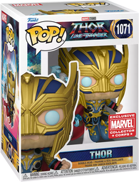 POP! Marvel Studios #1071: Thor Love and Thunder - Thor (Collector Corps Exclusive) (Funko POP!) Figure and Box w/ Protector