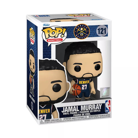 POP! NBA Basketball #121: Denver Nuggets - Jamal Murray (Funko POP!) Figure and Box w/ Protector