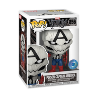 POP! Marvel #856: Venom - Poison Captain America [POP in a Box Exclusive] (Funko POP!) Figure and Box w/ Protector