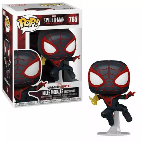 POP! Marvel GamerVerse #765: Spider-Man Miles Morales (Classic Suit) (Funko POP!) Figure and Box w/ Protector
