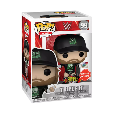 POP! WWE #99: Triple H (GameStop Exclusive) (Funko POP!) Figure and Box w/ Protector