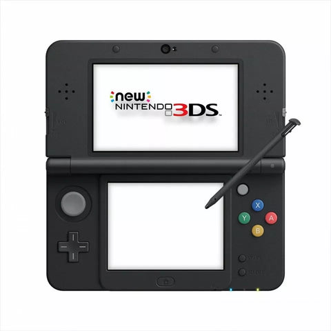 System - Black (No Faceplate) (Nintendo NEW 3DS) Pre-Owned w/ Charger & Stylus