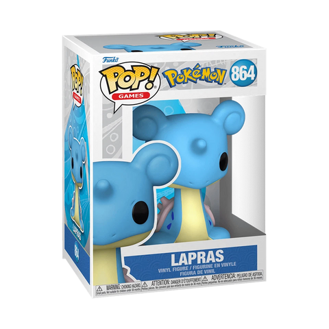 POP! Games #864: Pokemon - Lapras (Funko POP!) Figure Loose in Box w/ Protector (Missing Plastic Insert)
